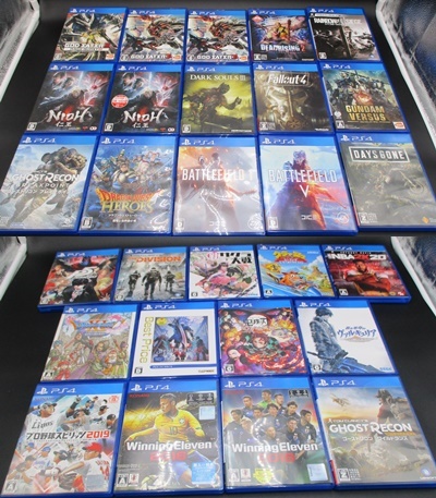 ki0514/01/21 【1円スタート】 PS4ソフト 59本 まとめ売り モンハン 