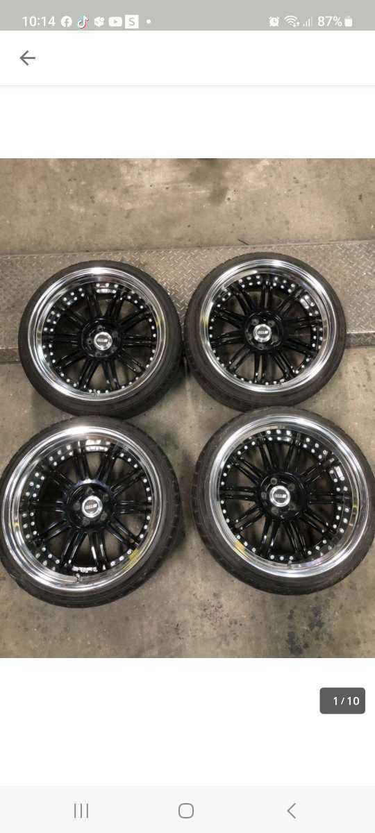 SSR VF1 19インチ 12J 深リム 段リム セルシオ クラウン 114.3 