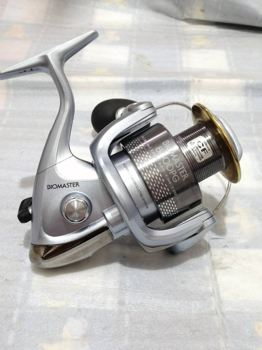 シマノ 02 バイオマスター8000PG スプール腐食有 シマノ 0 SHIMANO