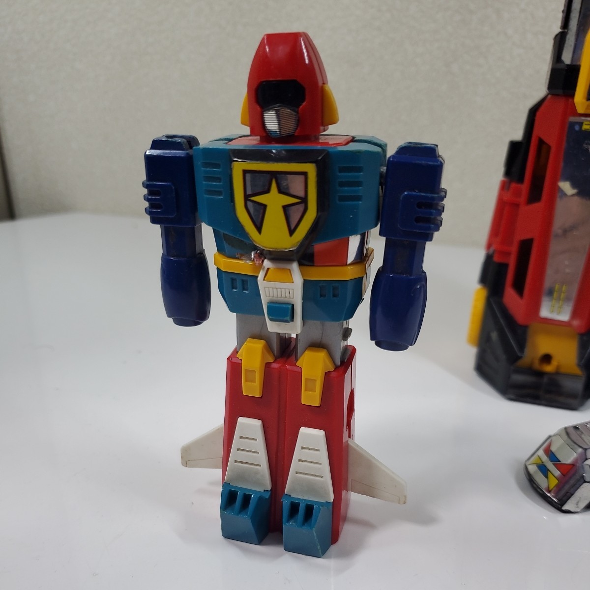 当時物 戦国魔神ゴーショーグン タカトクトイス ロボット 昭和レトロ 合体ロボ 当時物 戦国魔神ゴーショーグン タカトクトイス ポピー ジャンク 戦国
