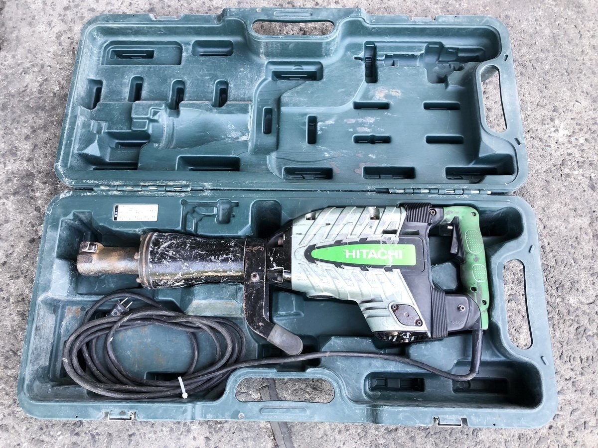 日立 ハンマ H65SB2 大型電動ハンマー 100v ケース付き 六角シャンク