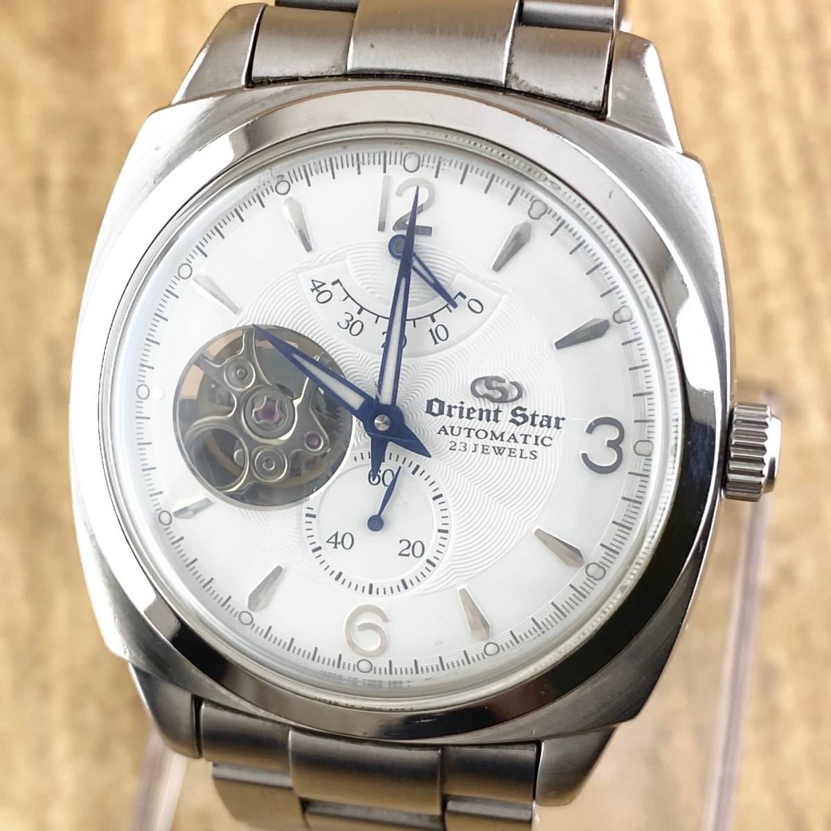 1円〜 ORIENT STAR オリエントスター 腕時計 メンズ AT 自動巻 クロノ