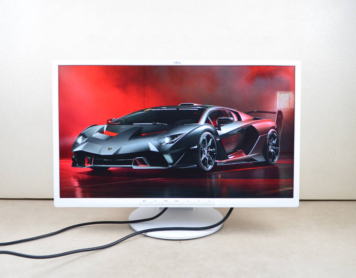 M子 3176 富士通 23.8型ワイド フルHD DP端子 スピーカー内蔵 回転・從横