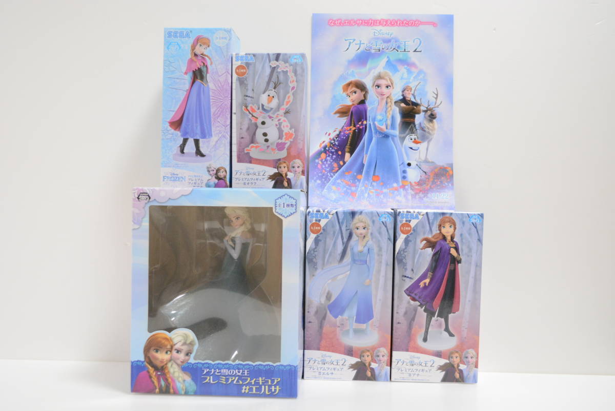 アナと雪の女王 プレミアムフィギュア 5体セット エルサ アナ オラフ ディズニー セガプライズ