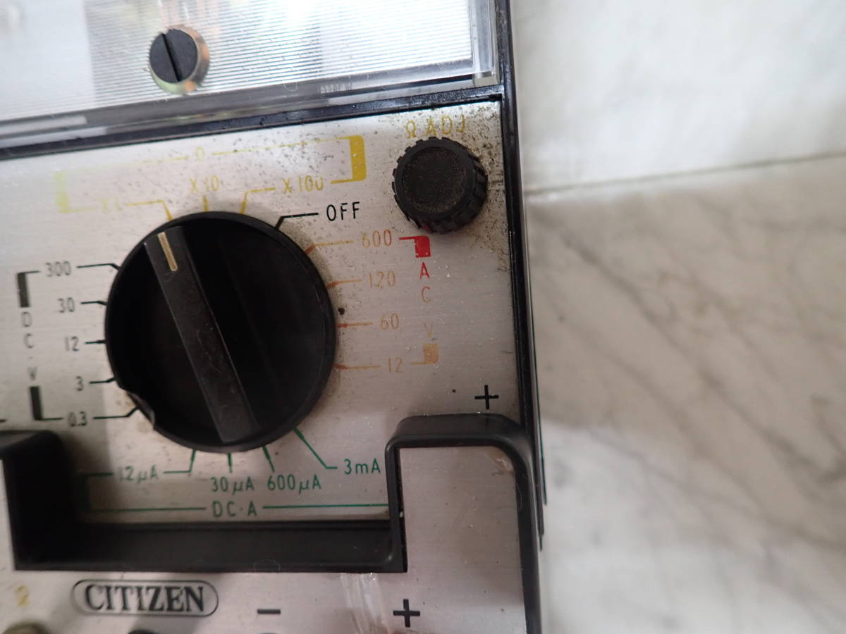 シチズン 万能テスター CITIZEN MULTI TESTER CMT-3003 動作品 電池 