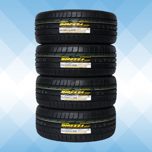 225/40R18 88W DUNLOP ダンロップ ディレッツァ DIREZZA DZ102 23年製 送料無料 4本税込 44，800より 1