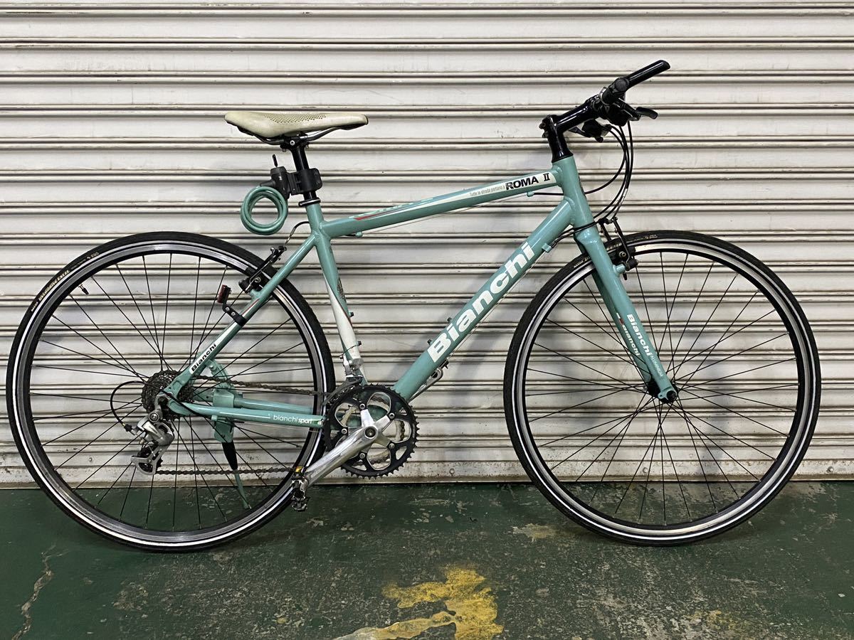 フ3895M☆Bianchi ビアンキ ROMA 2 ローマ アルミ クロスバイク サイズ 