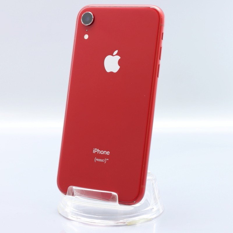 Apple iPhoneXR 64GB (PRODUCT)RED A2106 MT062J/A バッテリ83% □au