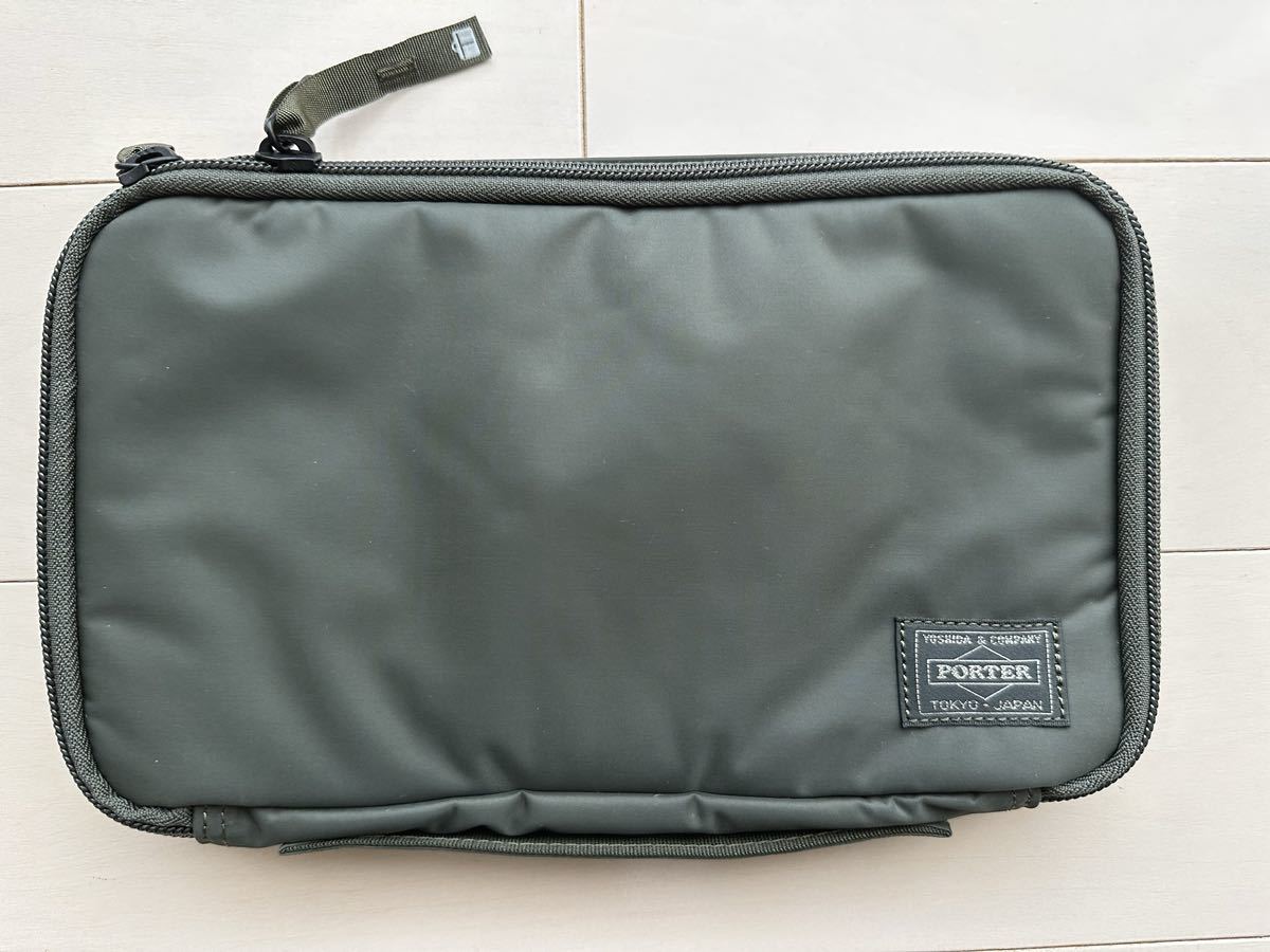 HEAD PORTER OLIVE DRAB トラベル オーガナイザー 未使用品 吉田カバン