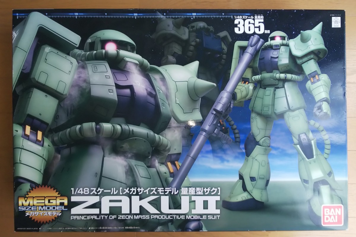【新作入荷，2025】 機動戦士ガンダム ガンプラ メガサイズ 量産型ザク MS-06 1／48 品 未組立 状態良好(機動戦士ガンダム)｜売買されたオークション情報、yahooの商品情報をアーカイブ公開 - オークファン 機動戦士ガンダム