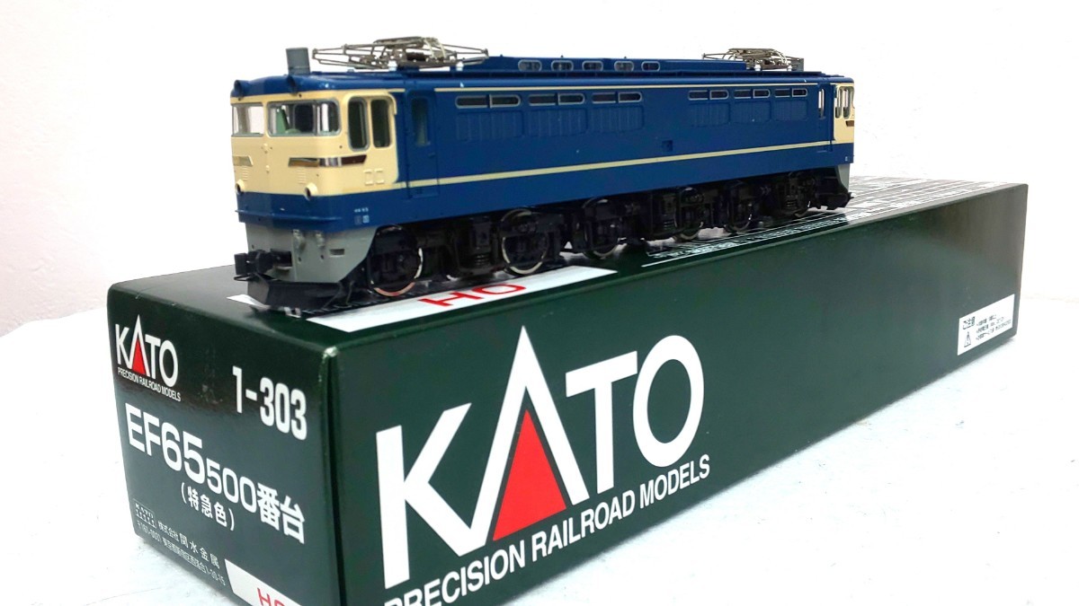 ＥＦ６５　５００番台　特急色　ＫＡＴＯ　カトー　１－３０３　新品未使用購入時の試走のみ　付属品未開封長期保管品　極美品