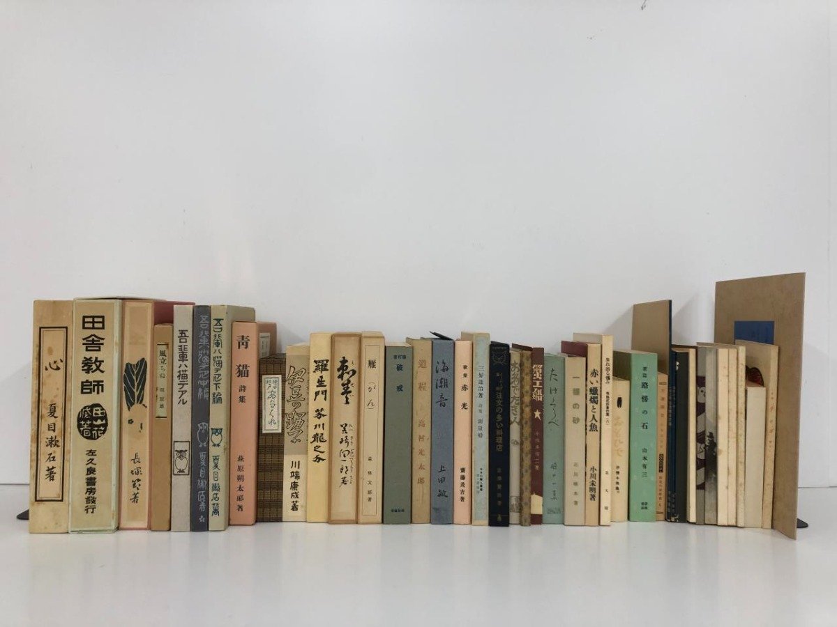 ▼1　【計41冊 名著復刻全集近代文学館 ほるぷ 路傍の石 学問のすゝめ 大津順吉 刺青吾輩ハ猫デ …】136-02305