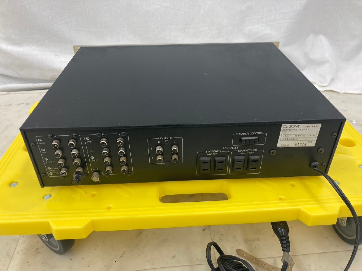 〇t2455【ジャンク】DIATONE ダイヤトーン DA-P15S プリアンプ 〇t2455【ジャンク】DIATONE ダイヤトーン DA-P15S プリアンプ