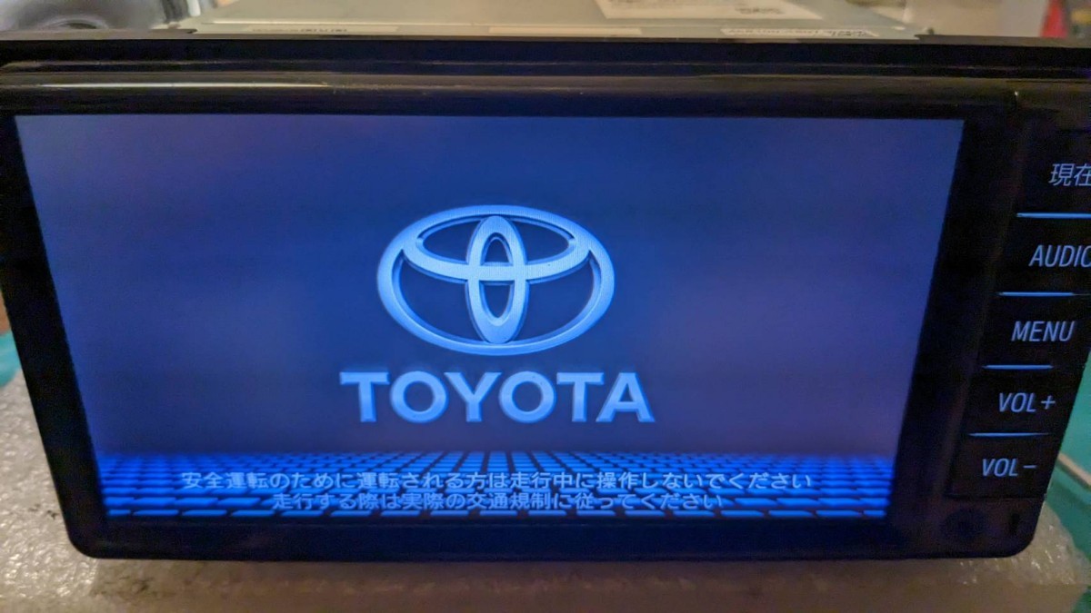 トヨタ純正ナビ NSCD-W66 セキュリティ解除済み 取説有り NSCD-W66