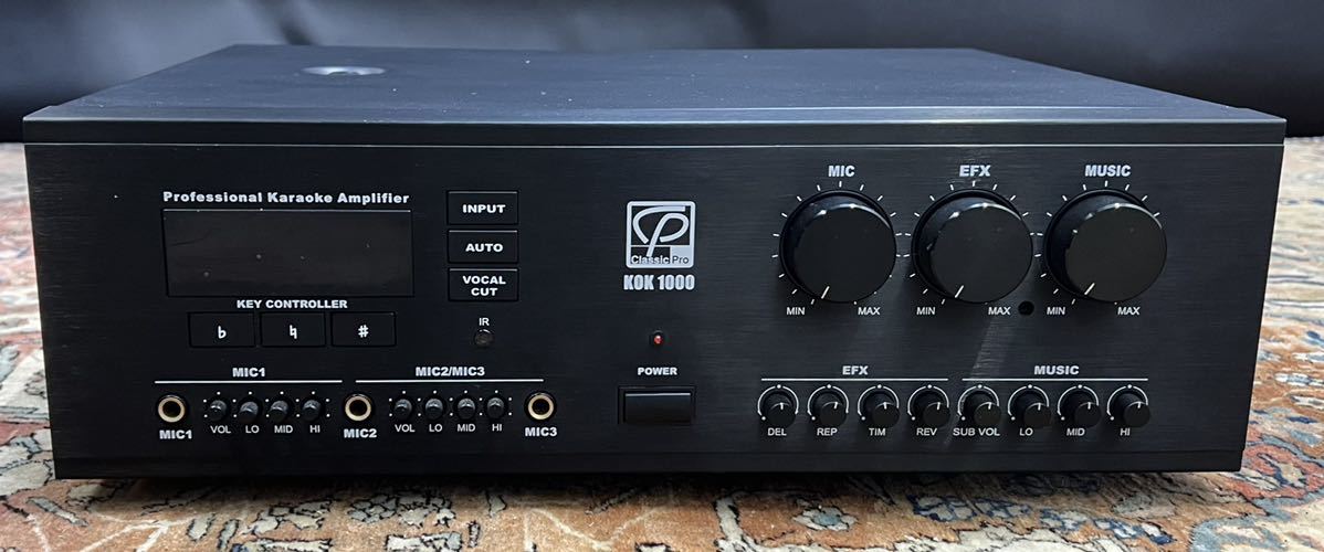 PRO カラオケアンプ - メルカリ ジャンクCLASSIC KOK500 業務用通電OK