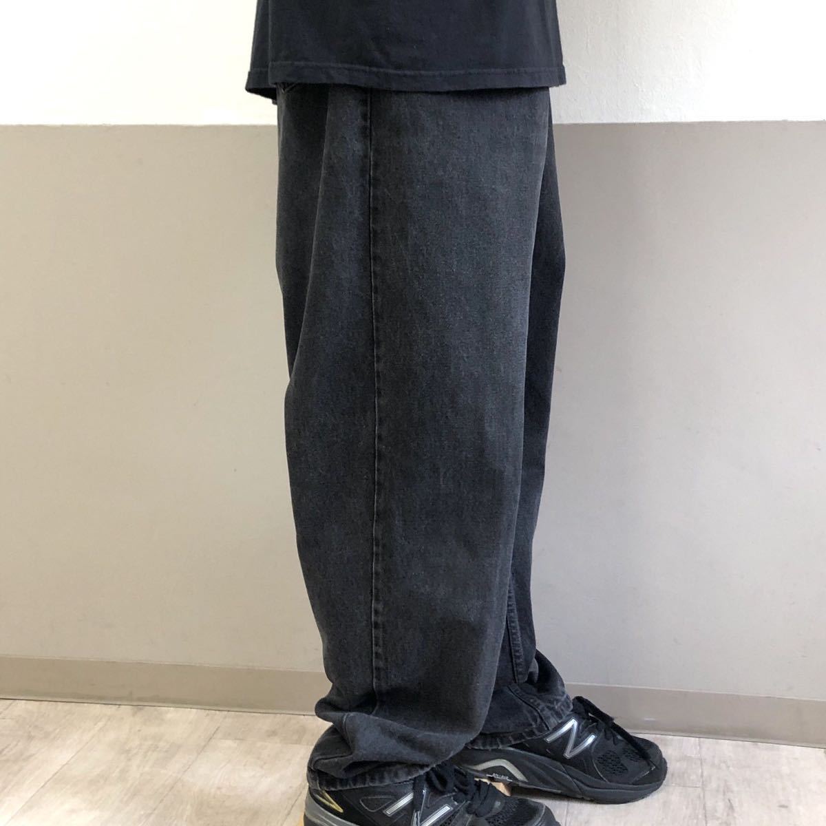 90s【Levis】560-0260 ブラック デニムパンツ W36 L32 ルーズフィット 