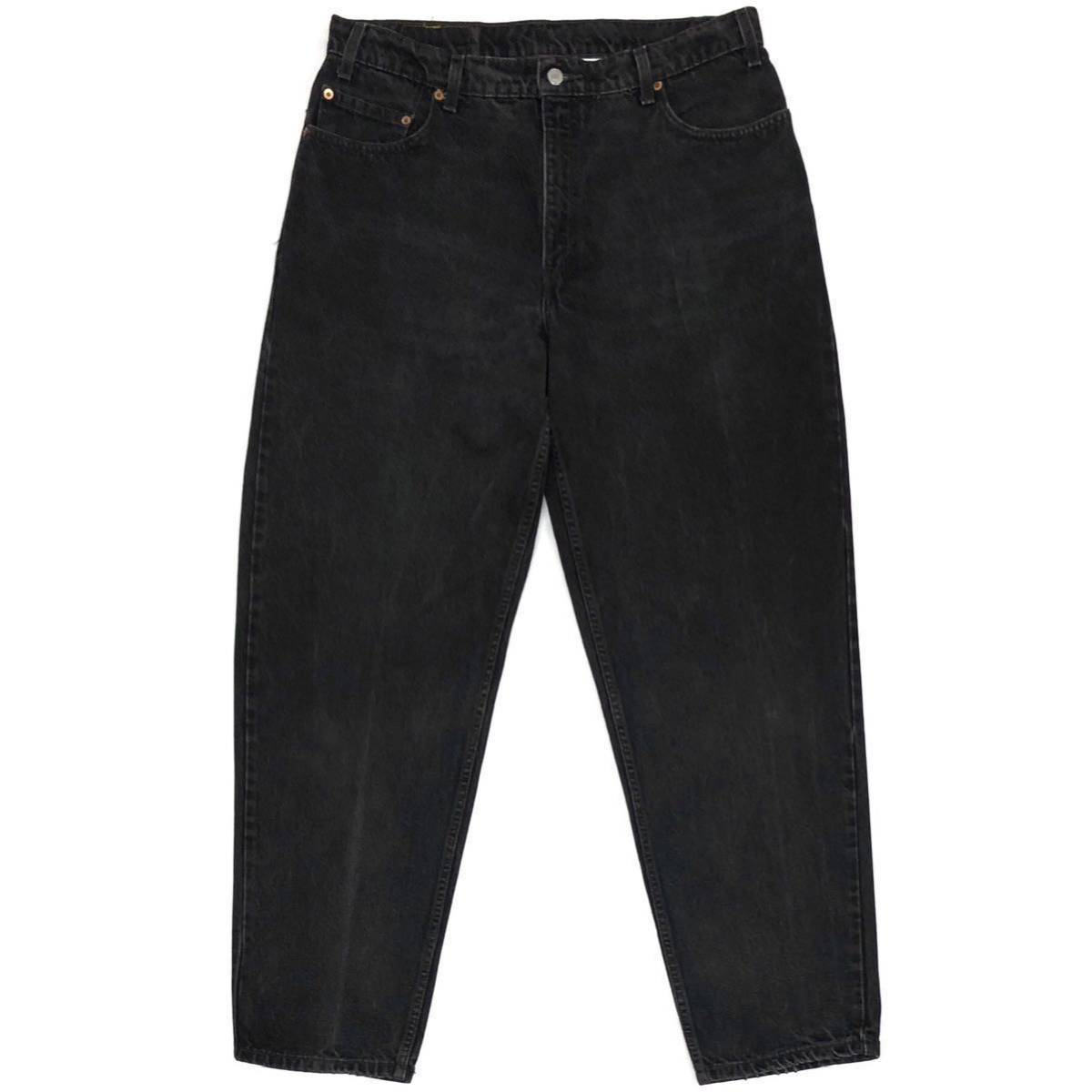 90s【Levis】560-0260 ブラック デニムパンツ W36 L32 ルーズフィット 