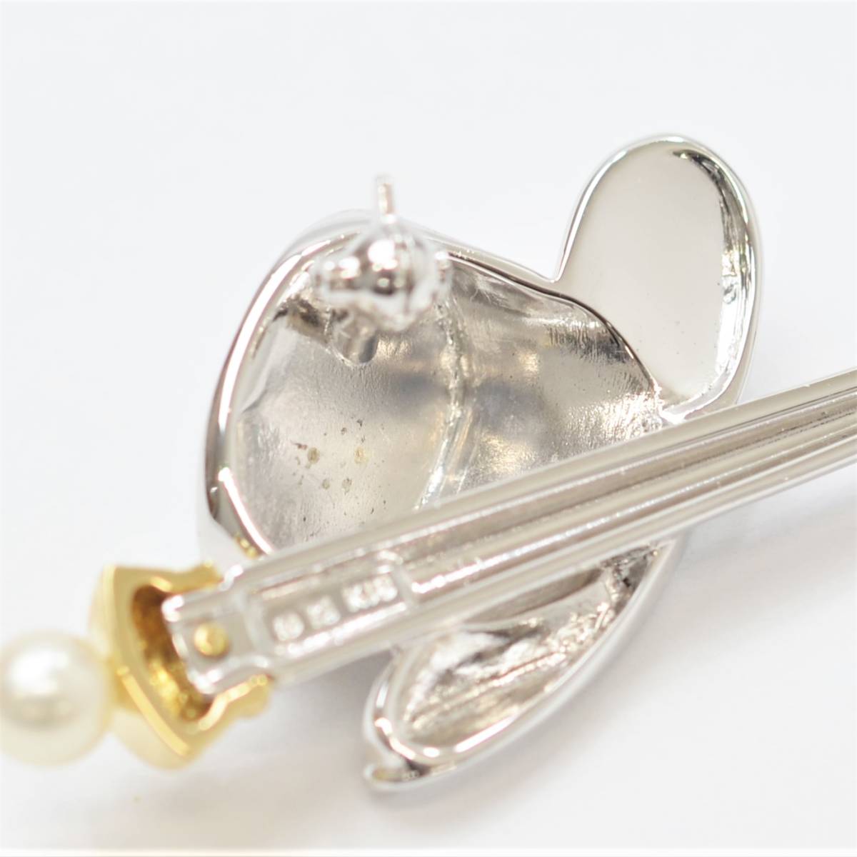 S 1円スタート MIKIMOTO ミキモト シルクハット ステッキ モチーフ