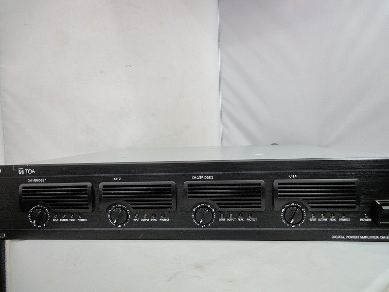 TOA PA-3640B パワーアンプ 360W 開封品 卓上・設備用PAシステム