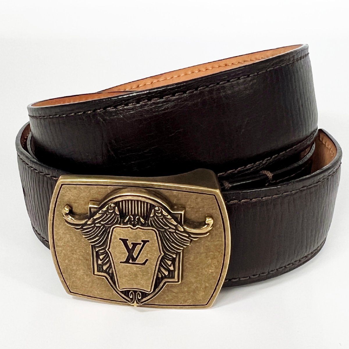 ルイヴィトン ユタライン メンズ ベルト 100/40 ■mj034