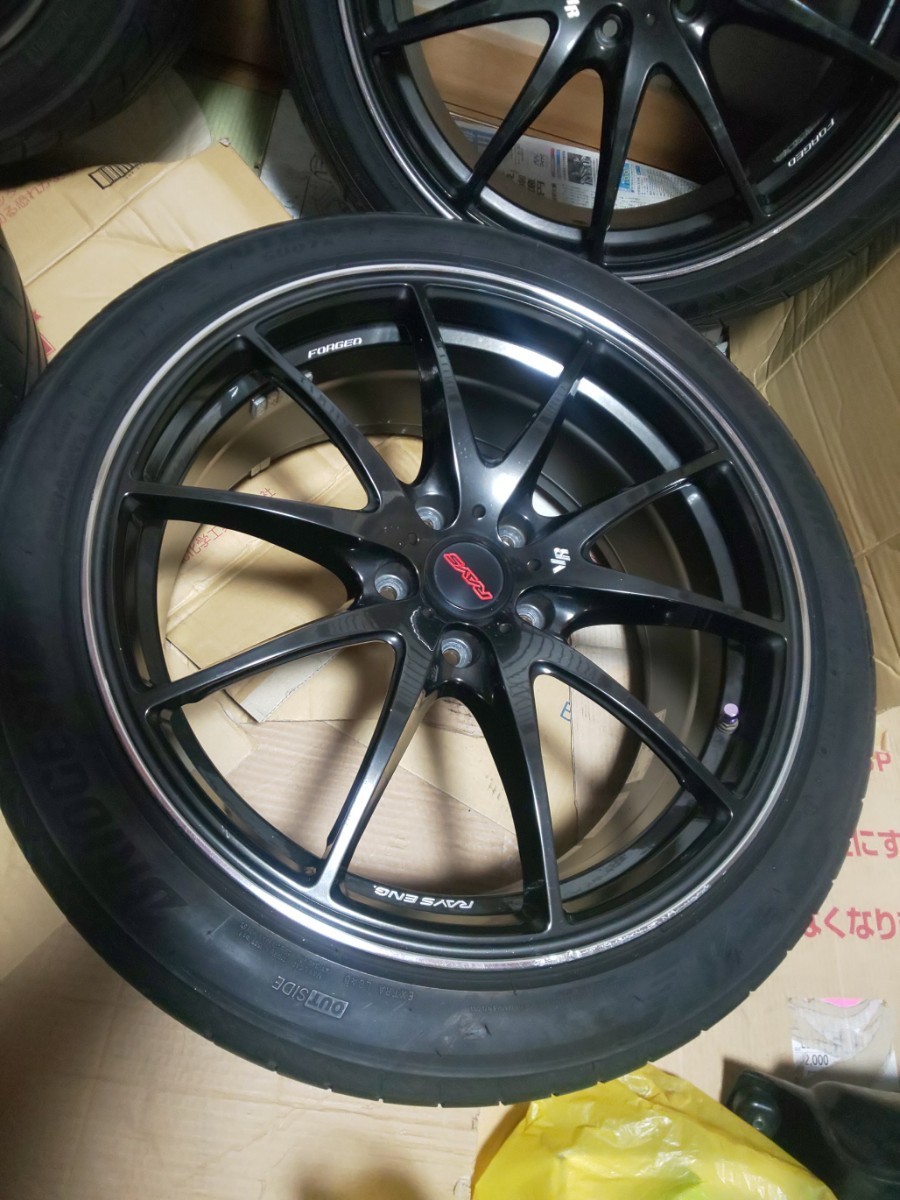 RAYS VOLK RACING VR G25 114.3 8J＋48 レイズ ボルクレーシング 4本セット