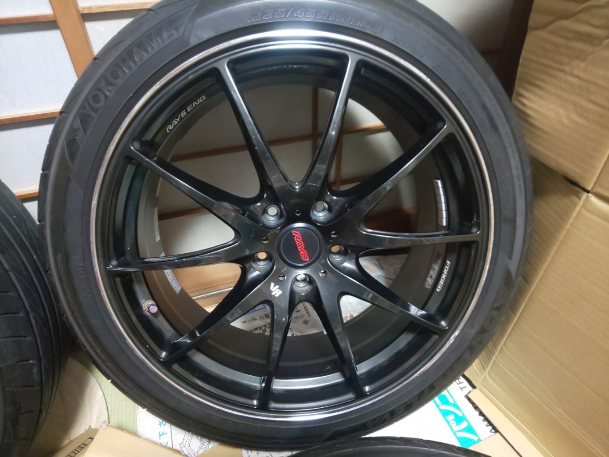 RAYS VOLK RACING VR G25 114.3 8J＋48 レイズ ボルクレーシング 4本セット
