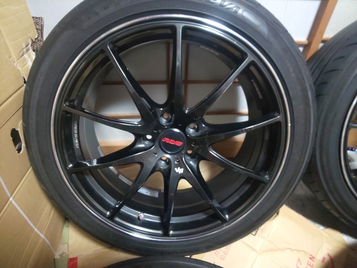 RAYS VOLK RACING VR G25 114.3 8J＋48 レイズ ボルクレーシング 4本セット