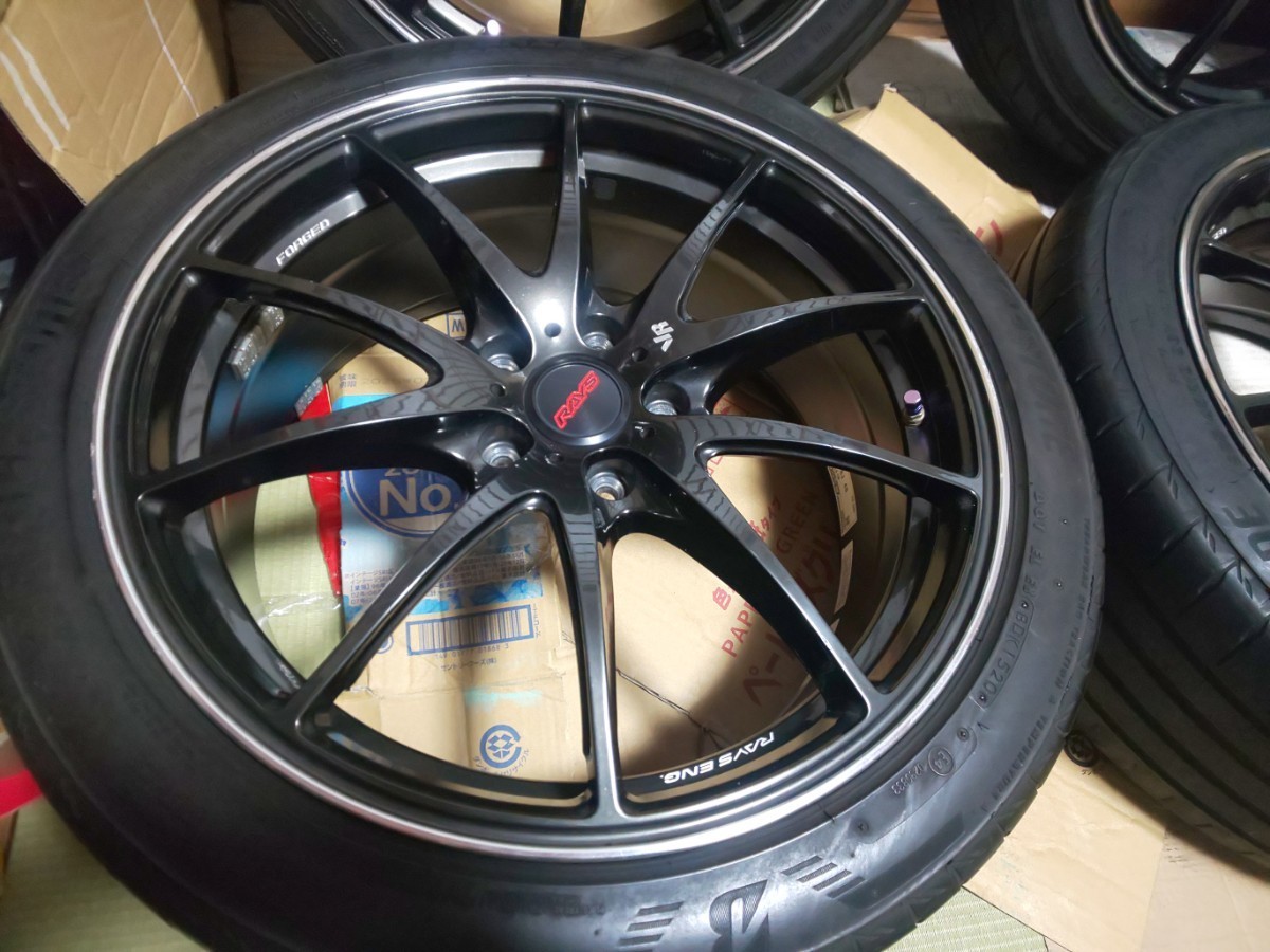 RAYS VOLK RACING VR G25 114.3 8J＋48 レイズ ボルクレーシング 4本セット