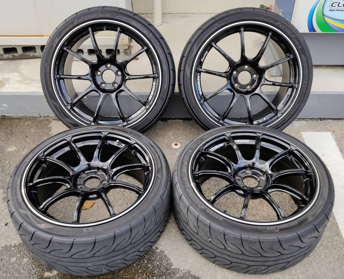 86等に☆ADVAN Racing RZ2ホイール (18×8.5J+45 5H100)(18×9.0J+52
