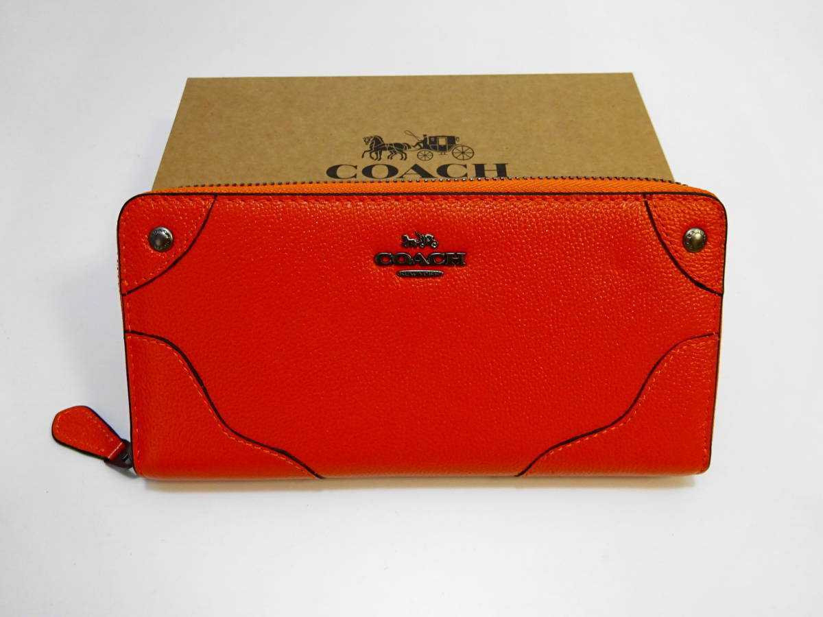 COACH コーチ 長財布 ラウンド レディース ラウンドファスナー コーチ 