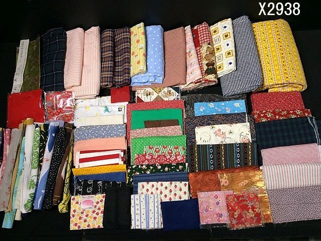 X2938M 生地 はぎれ 布 無地 柄あり いろいろ ハンドメイド リメイク
