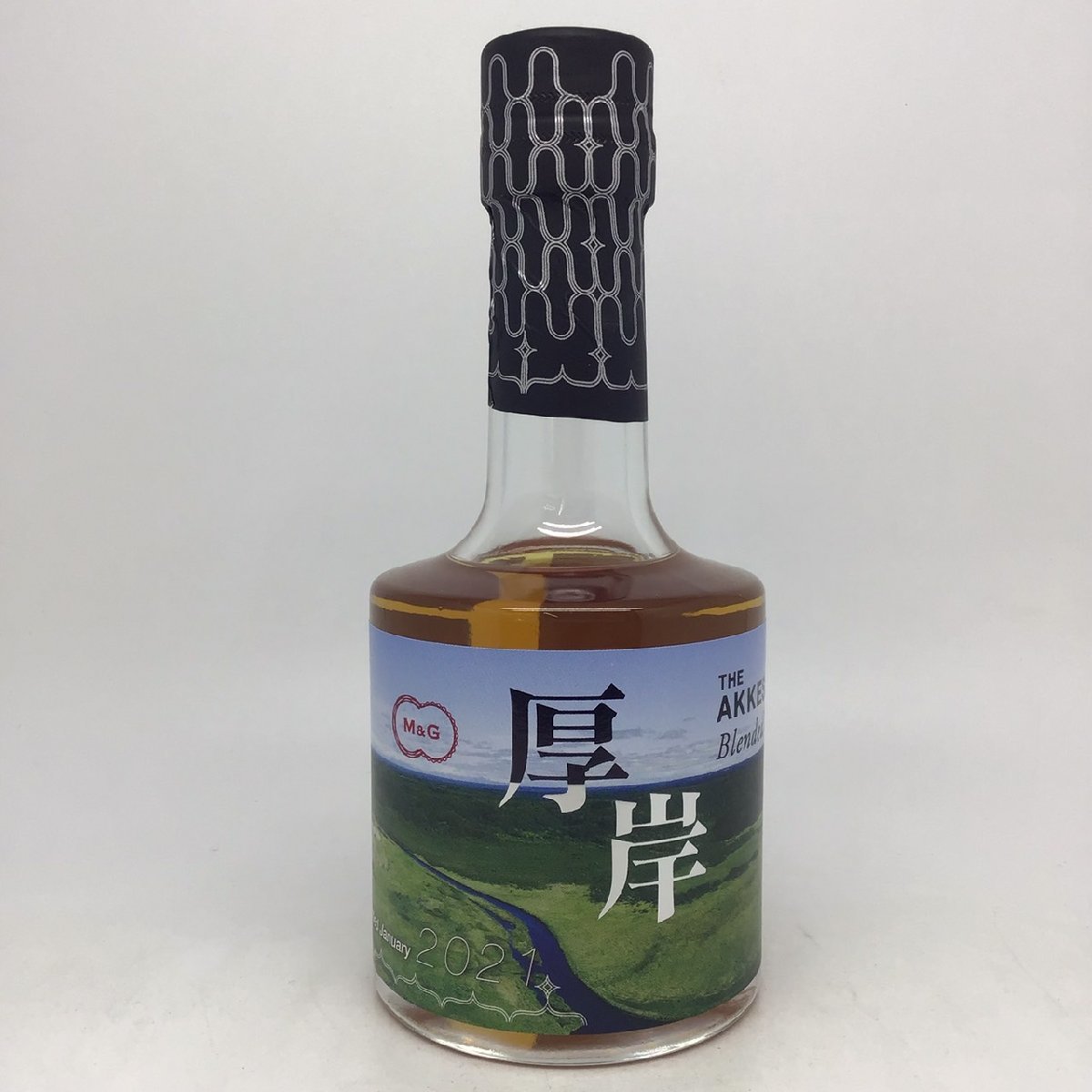 未開栓 厚岸 ブレンデッド ウイスキー 2021 尾幌川ラベル 箱付 200ml