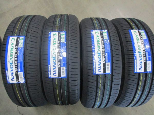 送料無料，新作 2023年製 ＴＯＹＯ 175/55R15 トーヨー ナノエナジー3 NANOENERGY3 175/55-15 4本価格 4本送料税込み￥32800 夏用(中古品)｜売買されたオークション情報、yahooの商品情報をアーカイブ公開 - オークファン 15インチ