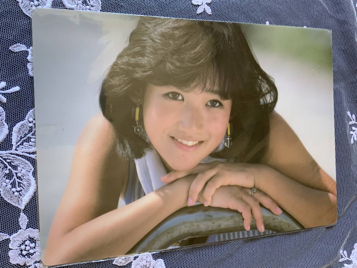 下敷き 昭和レトロ 岡田有希子下敷き 1984年 激レア 岡田有希子 