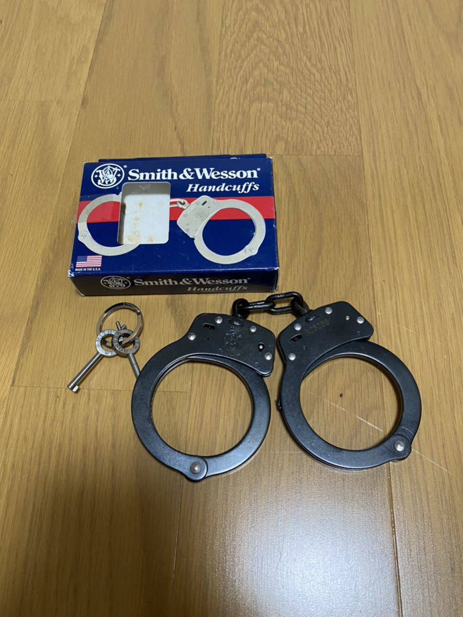 実物 Smith&Wesson Handcuffs スミス&ウェッソン ハンドカフ 手錠 LE
