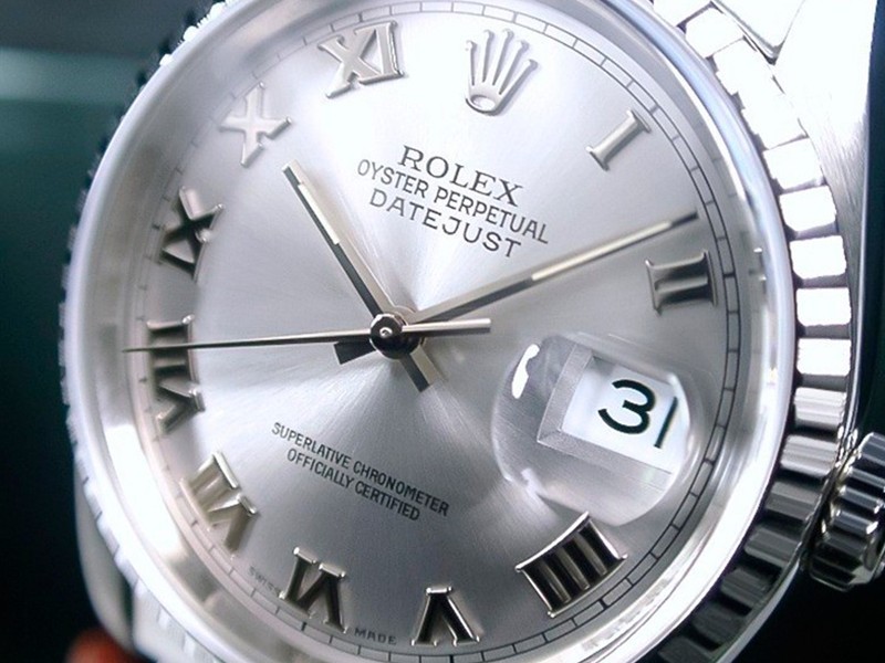 本物 激レア ROLEX ロレックス エンジンターンド グレーローマン ref.16030 Cal.3035 デイトジャスト 超美品☆