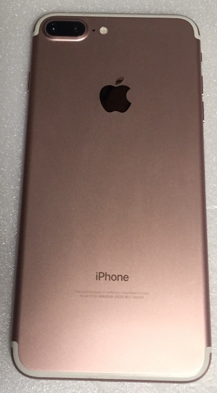 美品 SIMフリー iPhone7 plus 128GB 新品バッテリー100％ ローズ