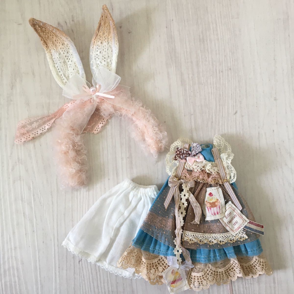 ブライスアウトフィット 色が変わる！着ぐるみうさちゃん ＊つくってみ