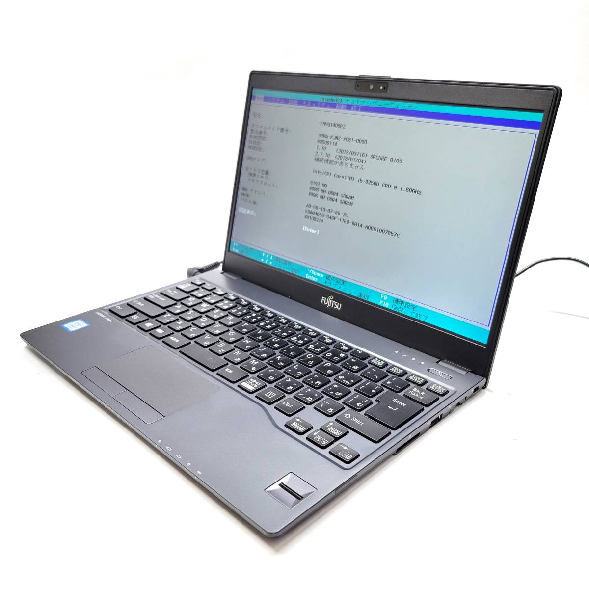 富士通 LIFEBOOK U938/S Core i5-8250U 1.60GHz 8GB SSD 128GB Win11