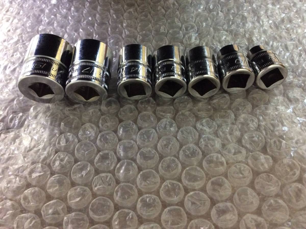 TH-7876 品 Snap-on スナップオン 3/8 シャローソケット FM 8 10 12 13 