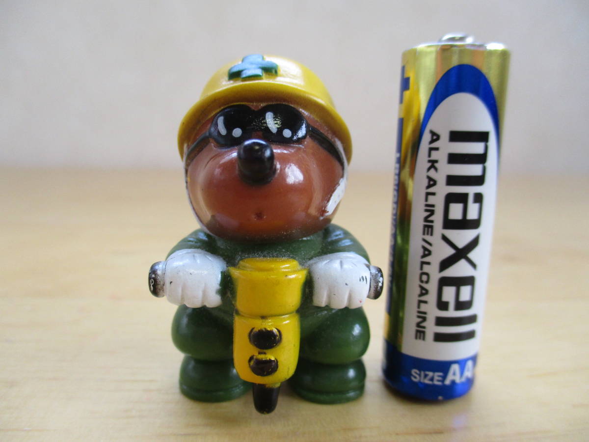 当時物 珍品 セキグチ もぐら組 モグラ ソフビ 人形 キーホルダー 昭和