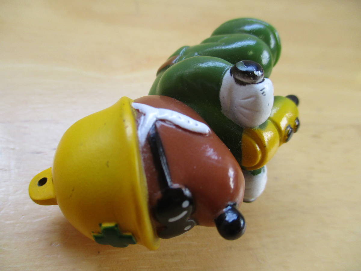 当時物 珍品 セキグチ もぐら組 モグラ ソフビ 人形 キーホルダー 昭和