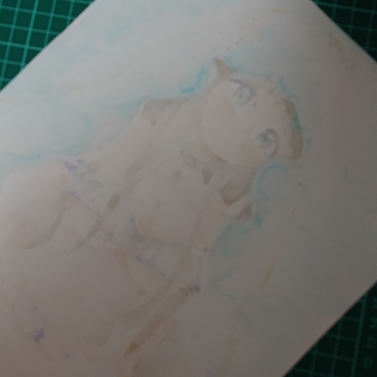 A4】人魚から人間へ オリジナル手描きイラスト(手描きイラスト)｜売買