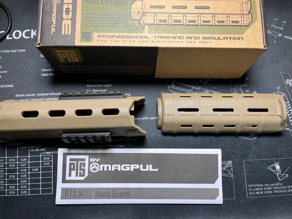magpul Magpul 実物 MOE ハンドガード カービンレングス + MVG セット