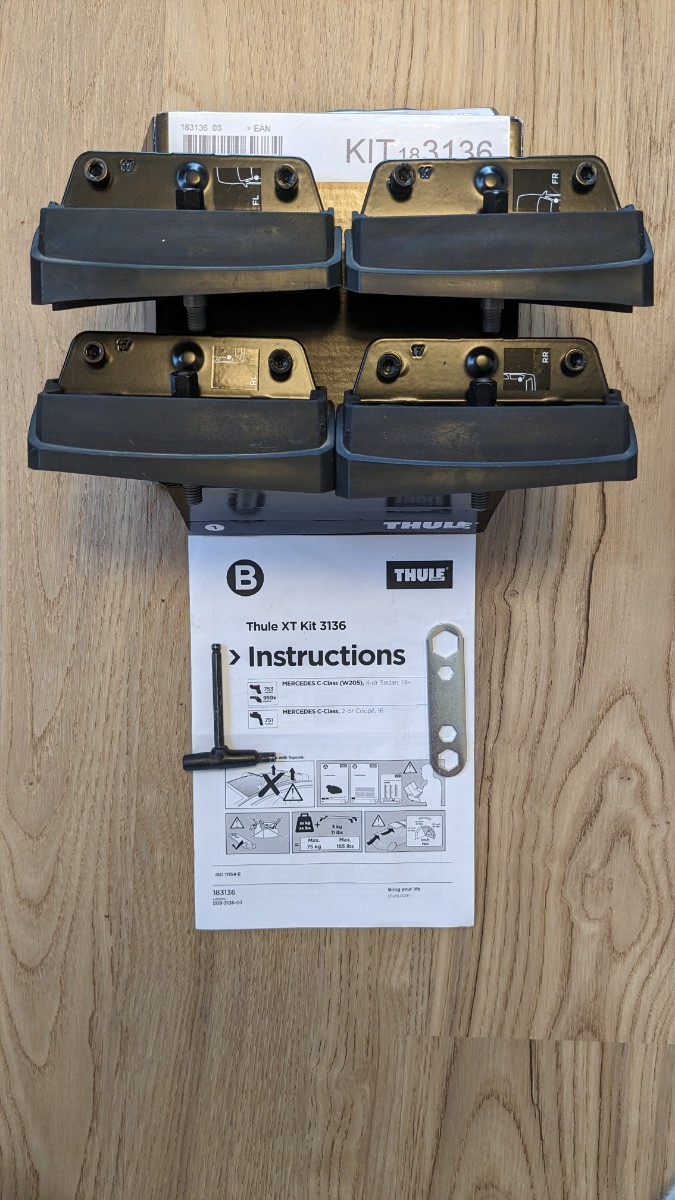 出品 THULE KIT 3136 スーリー キット 3136 メルセデスベンツ Cクラス