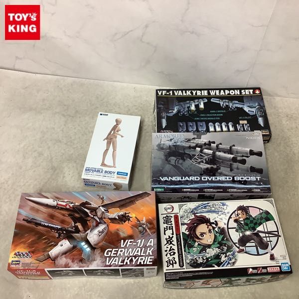 1円〜 バンダイ 鬼滅の刃 鬼滅模型 竈門 炭治郎、コトブキヤ 1/72 アーマード・コア VI ヴァンガード・オーバーブースト他
