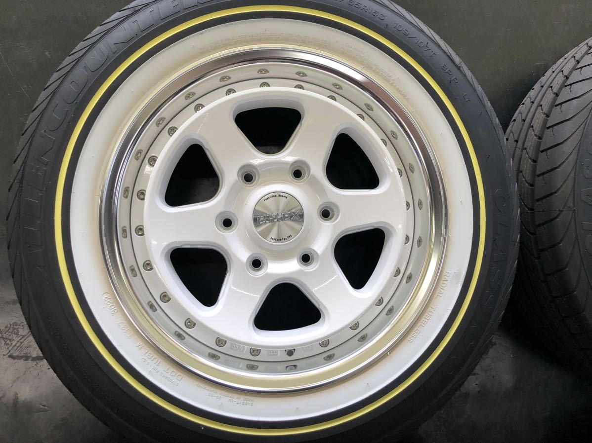 Essex EL-16 200ハイエース　深リム　CRS 美品　バリ山　仮付けのみ　1円売り切り CRS ハイエース ESSEX R&frasl;T OPENCOUNTRY 16インチホイール＆タイヤセットを販売