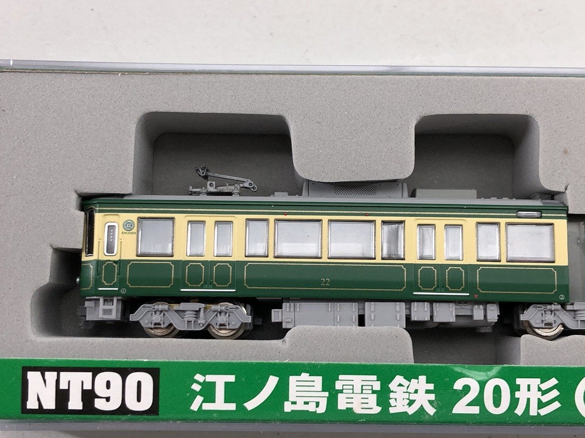 鉄道模型 ハセガワ MODEMO 江ノ島電鉄 20形 (増結用T車) NT90 動作
