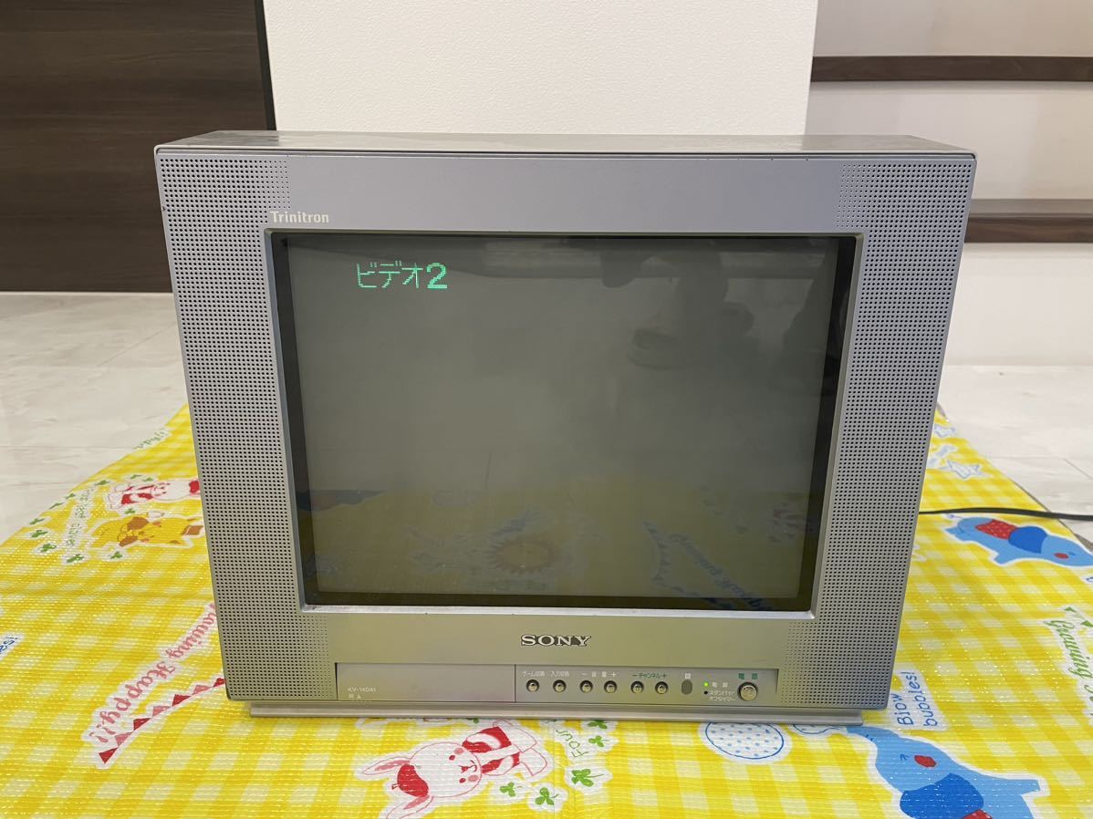 通電OK】SONY ソニー KV-14DA1 14型 トリニトロン ブラウン管テレビ