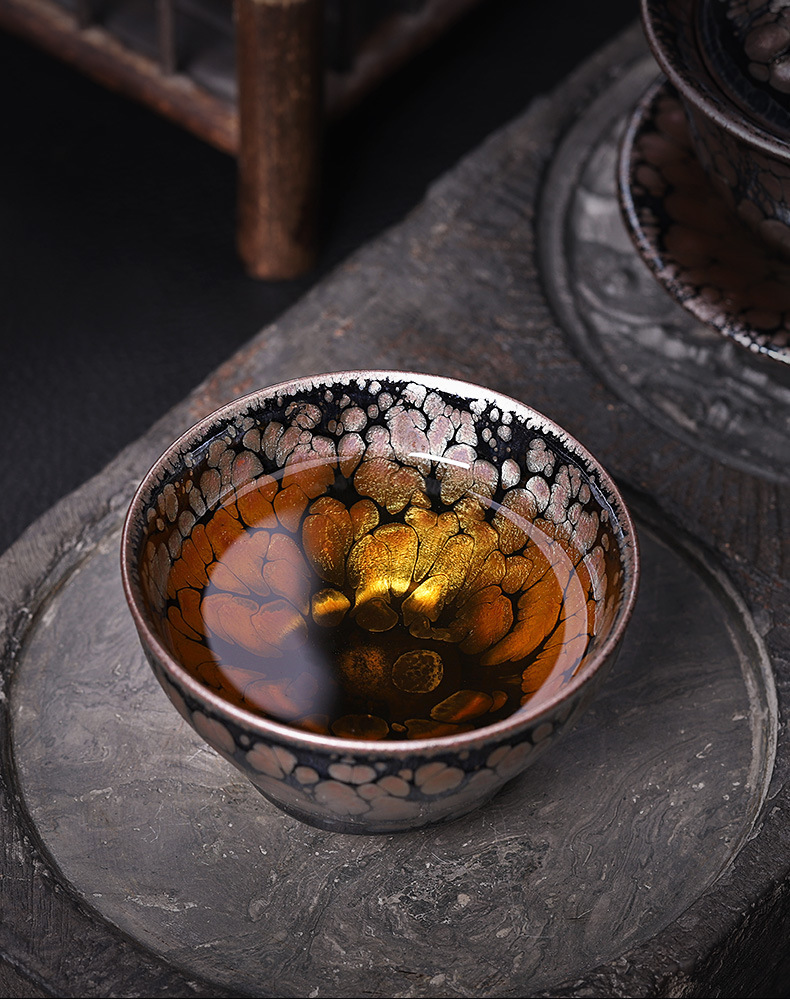 天目茶碗 茶道具 建窯盞 窯変釉 天目 茶碗 油滴天目 曜変天目 中国 